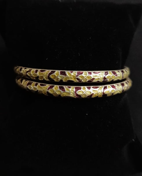 925 Silver Meenakari Bangles (2.4)